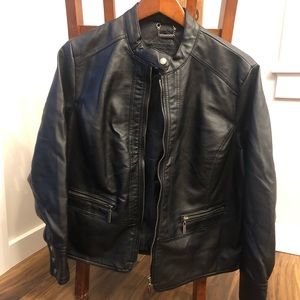 Jou Jou 2x vegan leather moto jacket